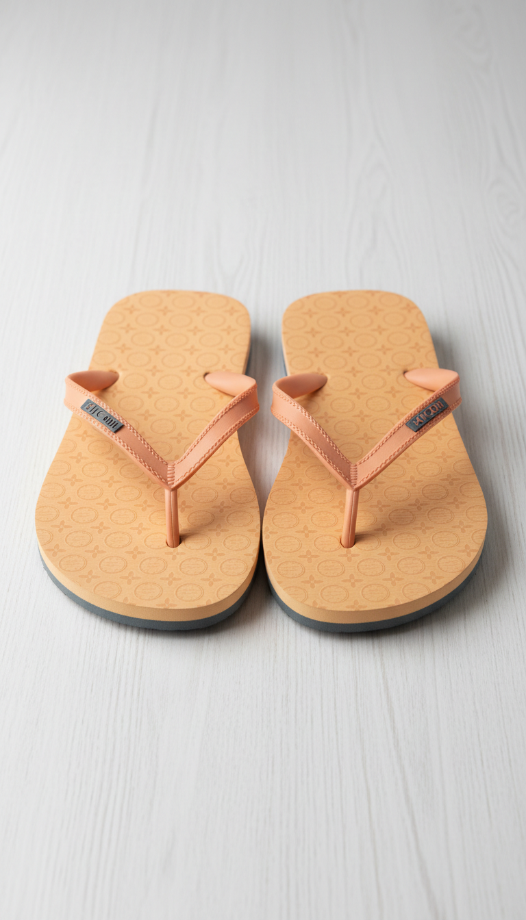 Chinelo monograma damasco suave